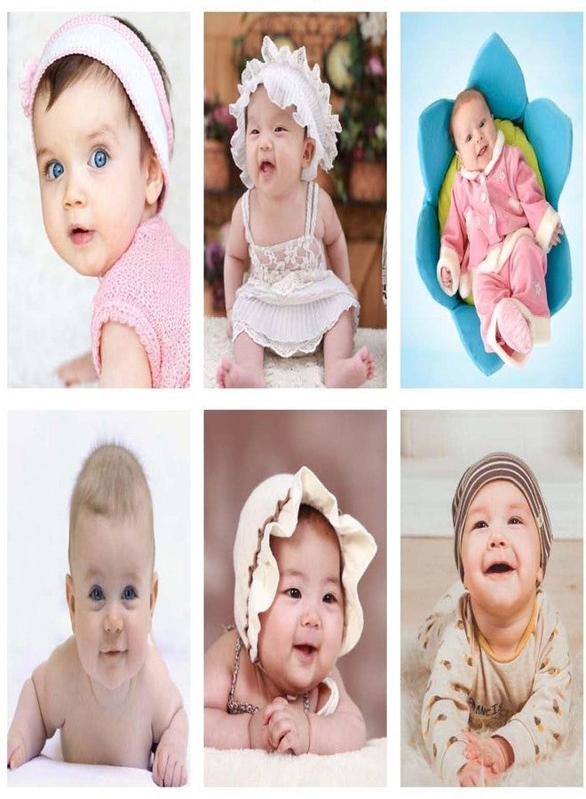 RKDECOR ملصق RKDECOR للمواليد الجدد لتزيين جدران الحوامل، عبوة من 6 ملصقات (مقاس 12 × 18 بوصة) نمط 26 - Image 1